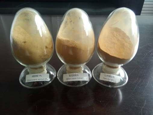 綠原酸，苦瓜提取物，山藥提取物